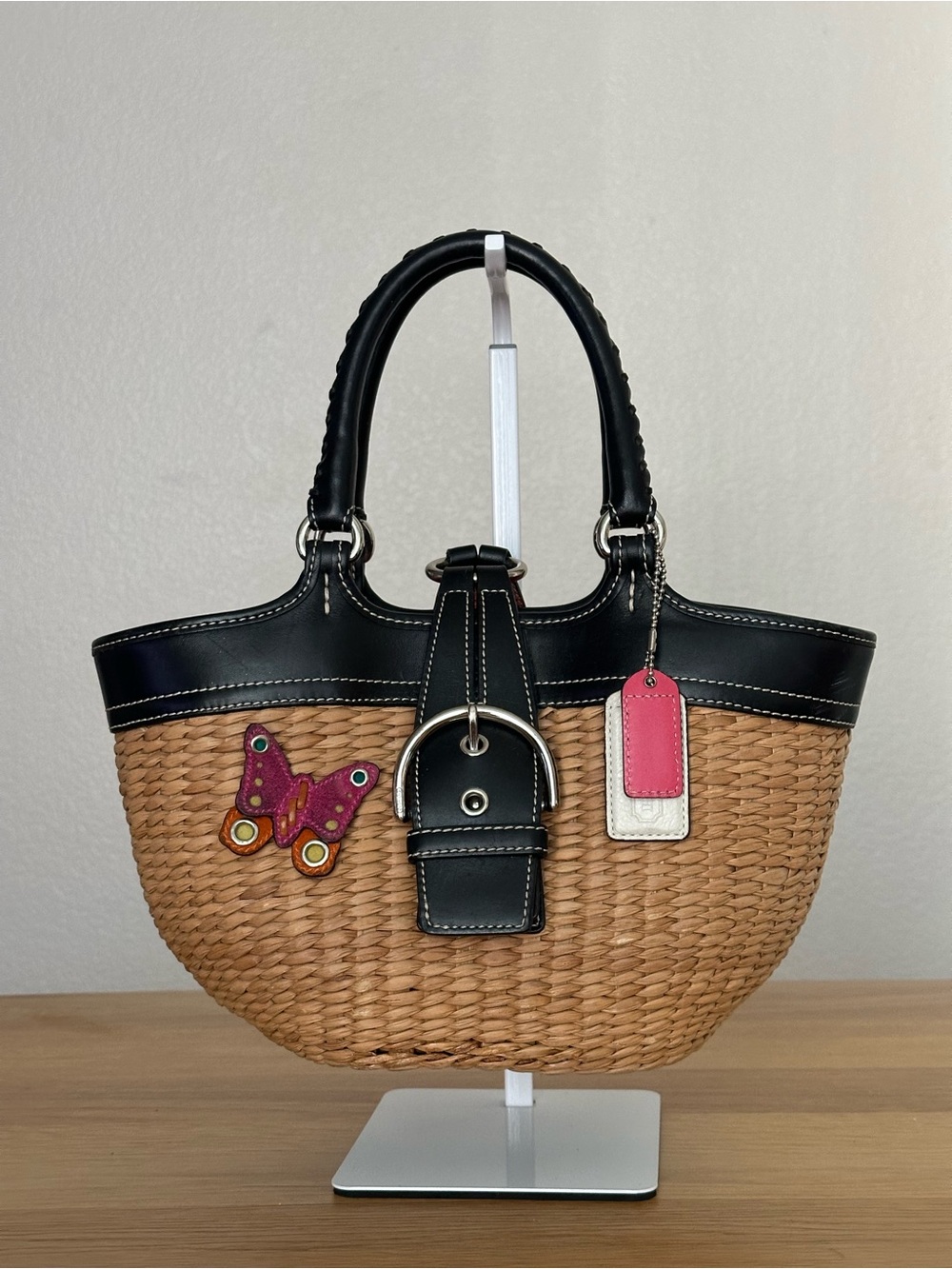 Coach Straw bucket bag